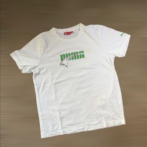 Men’s White Puma T-Shirt Small